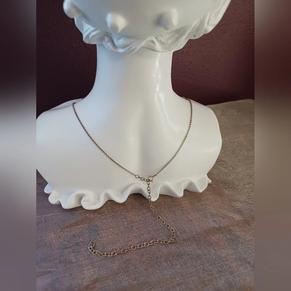 A Bronze Western Love Necklace Choker - Picture 2 of 4